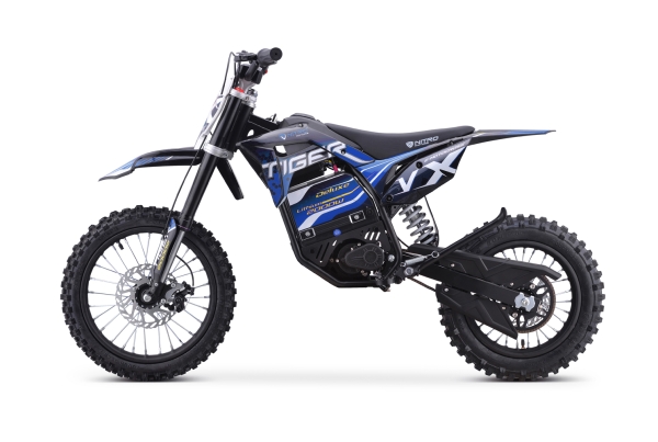 E-Cross Nitro Tiger 2000 Watt 60 Volt Dirtbike VX 60V 15,6Ah Lithium  Akku14"12 Bereifung